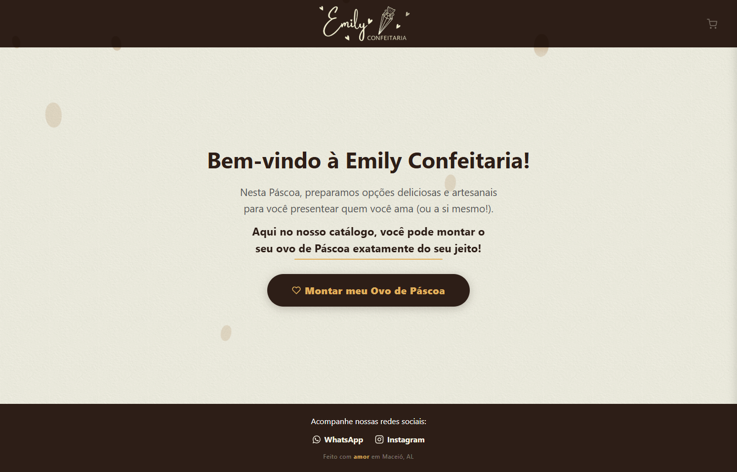 Imagem do projeto Emily Confeitaria