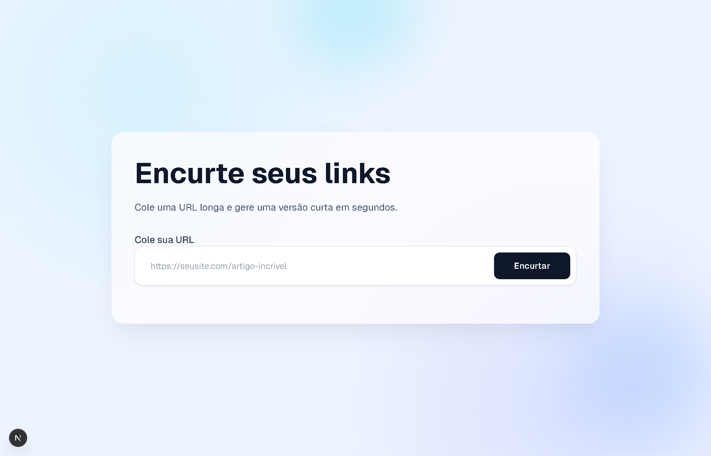 Imagem do projeto URL Shortener